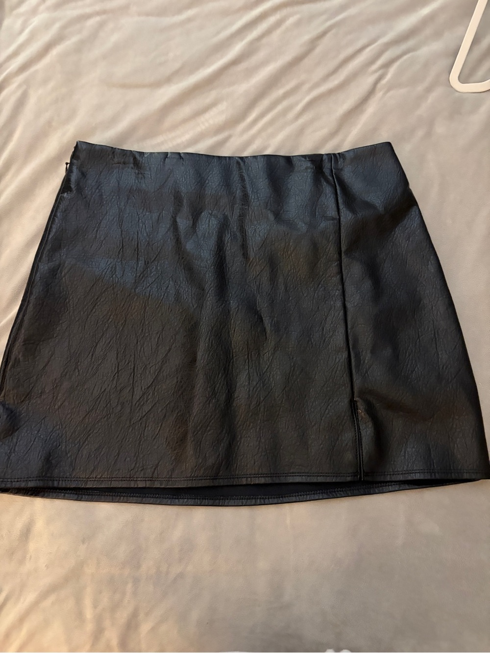 Old Navy Black Faux Leather Mini Skirt